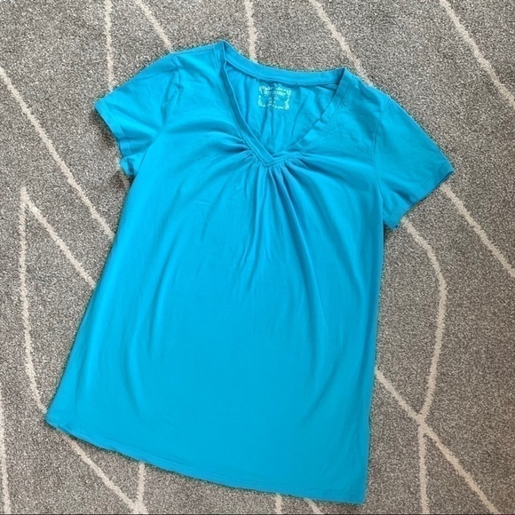 Motherhood Maternity Tops - Motherhood Maternity Teal Blue T-Shirt
